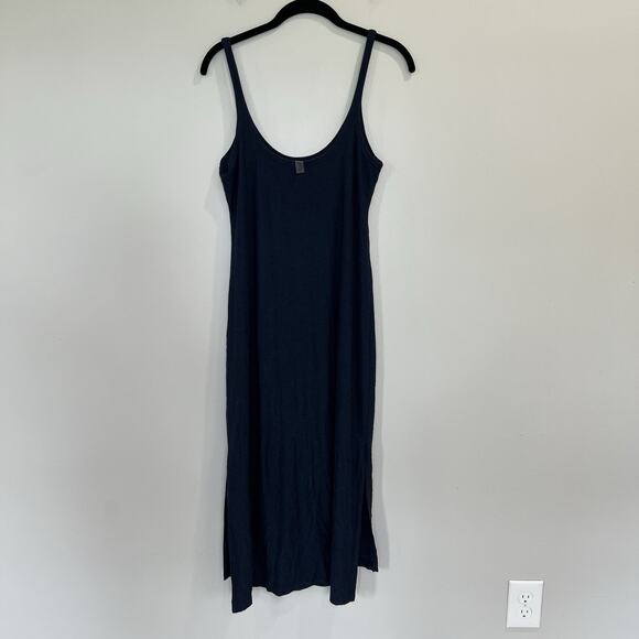 Beyond Yoga Featherweight Resort Midi Tank Dress Size Small‎ Navy - Picture 2 of 4